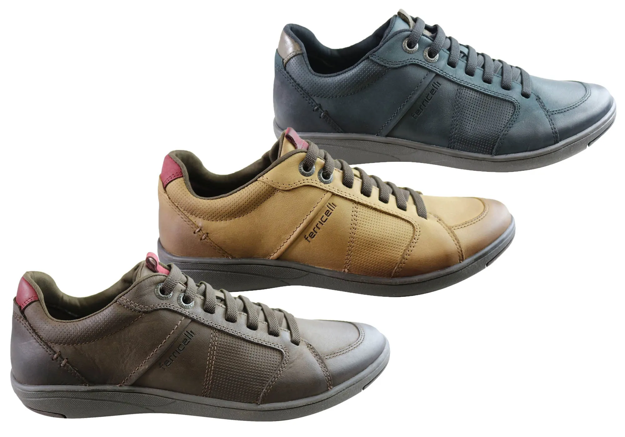 Ferricelli Kenneth Herren Bequem Slip-On Freizeitschuhe Hergestellt in Brasilien Ferricelli Schuhe