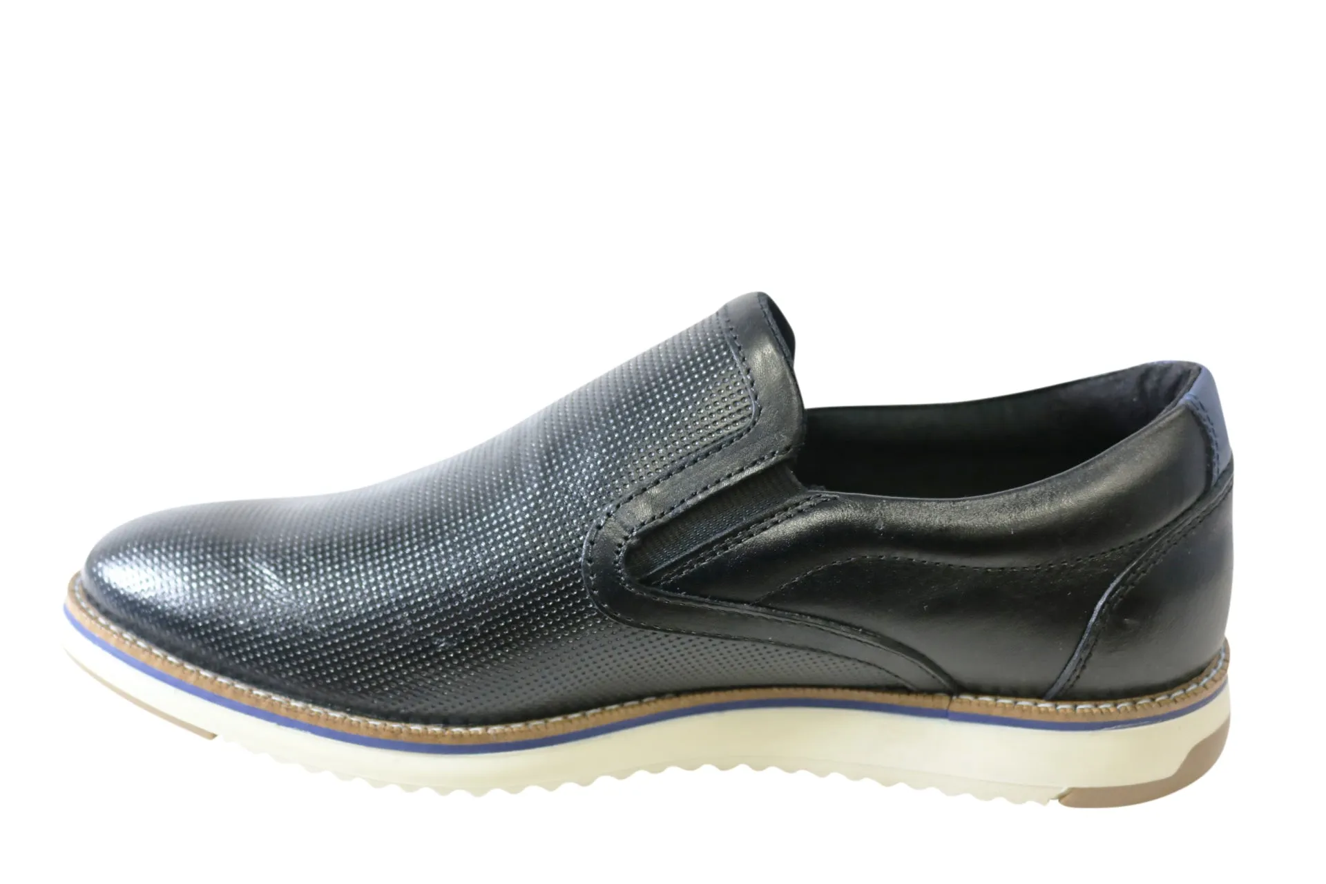 Ferricelli Lawrence Herren Komfort Lederschlupfschuhe Hergestellt in Brasilien Ferricelli Schuhe
