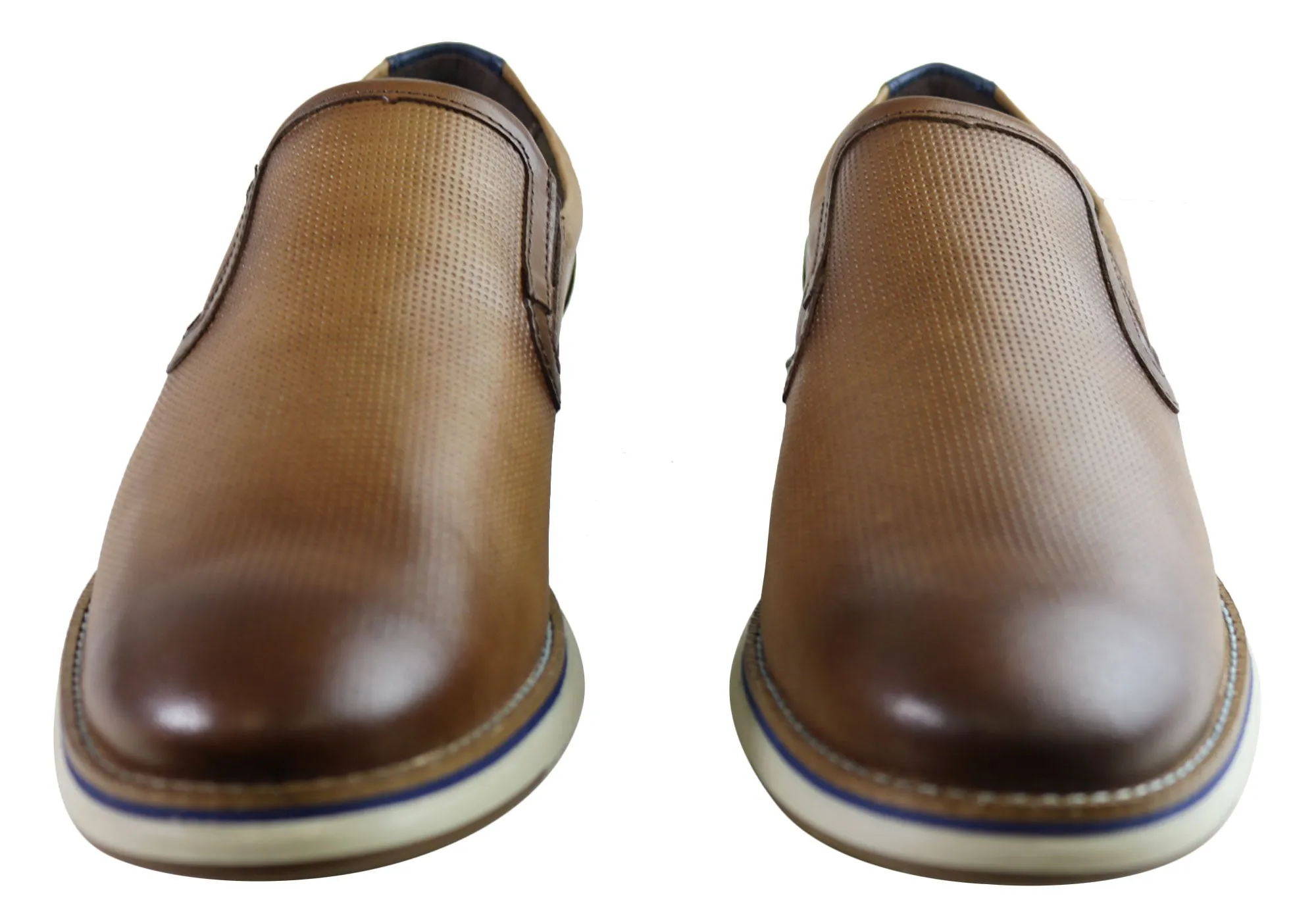 Ferricelli Lawrence Herren Komfort Lederschlupfschuhe Hergestellt in Brasilien Ferricelli Schuhe