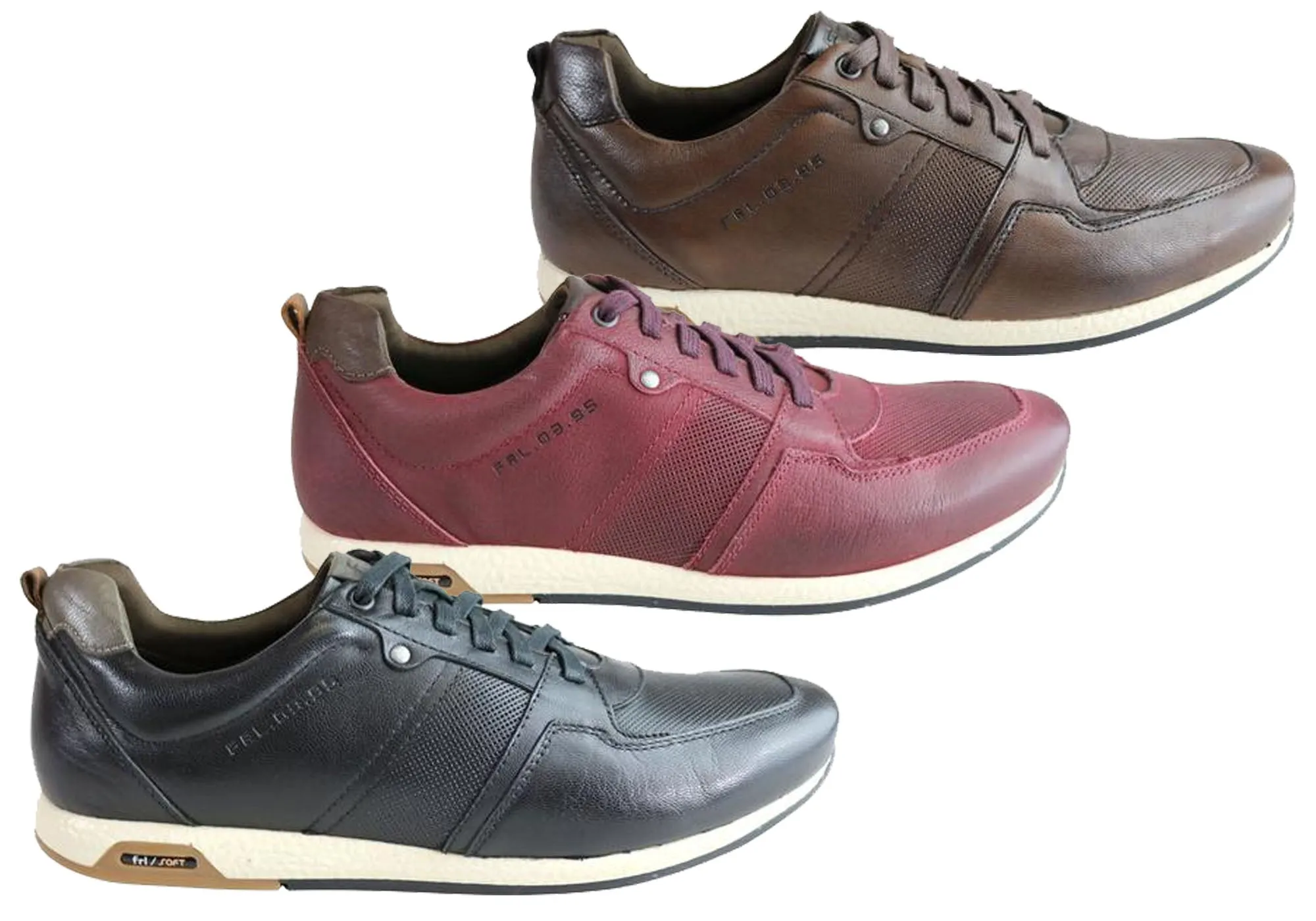 Ferricelli Oscar Herren Lederschnürschuhe Freizeitschuhe Hergestellt in Brasilien Ferricelli Schuhe