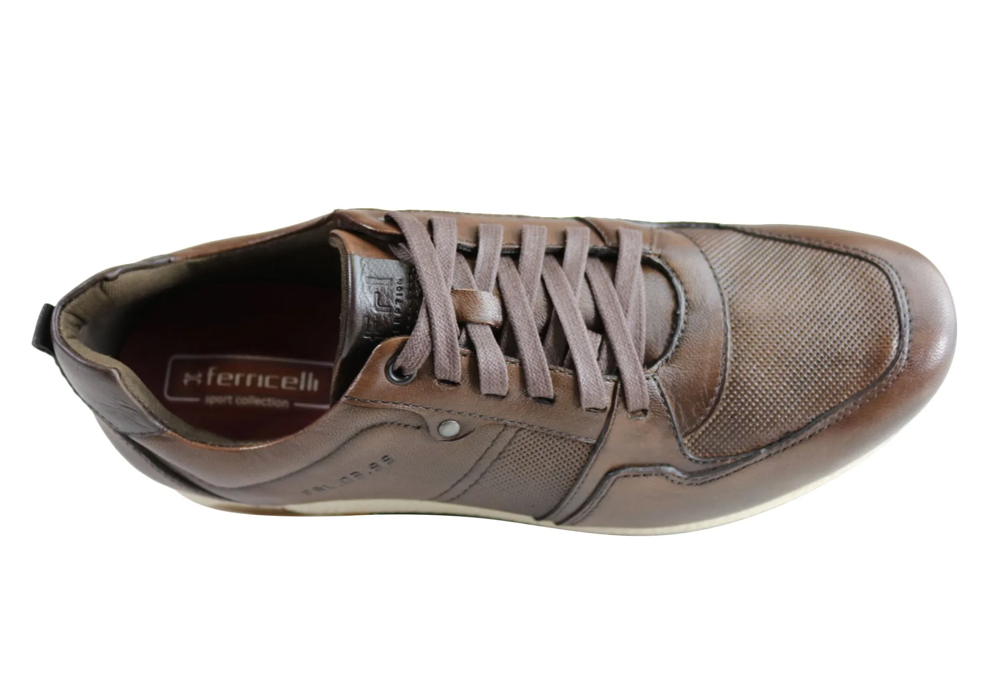 Ferricelli Oscar Herren Lederschnürschuhe Freizeitschuhe Hergestellt in Brasilien Ferricelli Schuhe