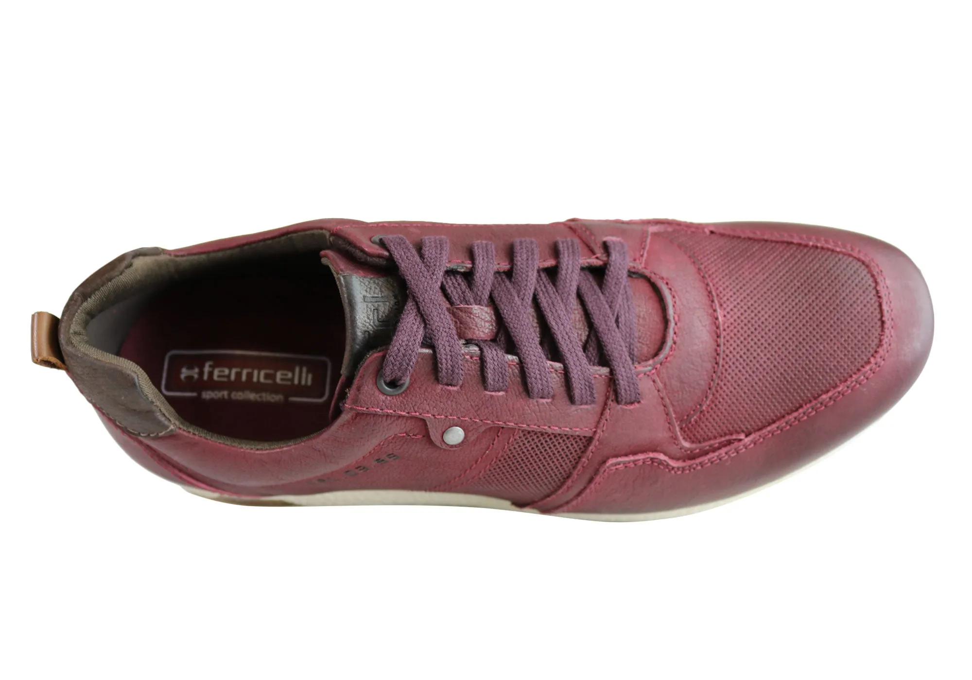 Ferricelli Oscar Herren Lederschnürschuhe Freizeitschuhe Hergestellt in Brasilien Ferricelli Schuhe
