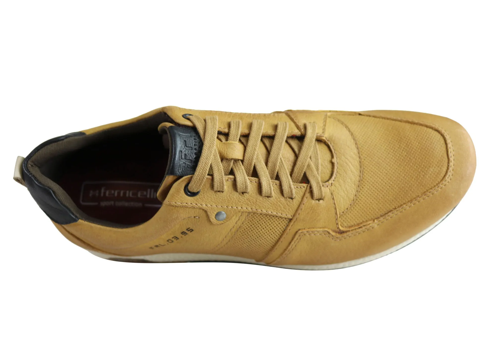 Ferricelli Oscar Herren Lederschnürschuhe Freizeitschuhe Hergestellt in Brasilien Ferricelli Schuhe