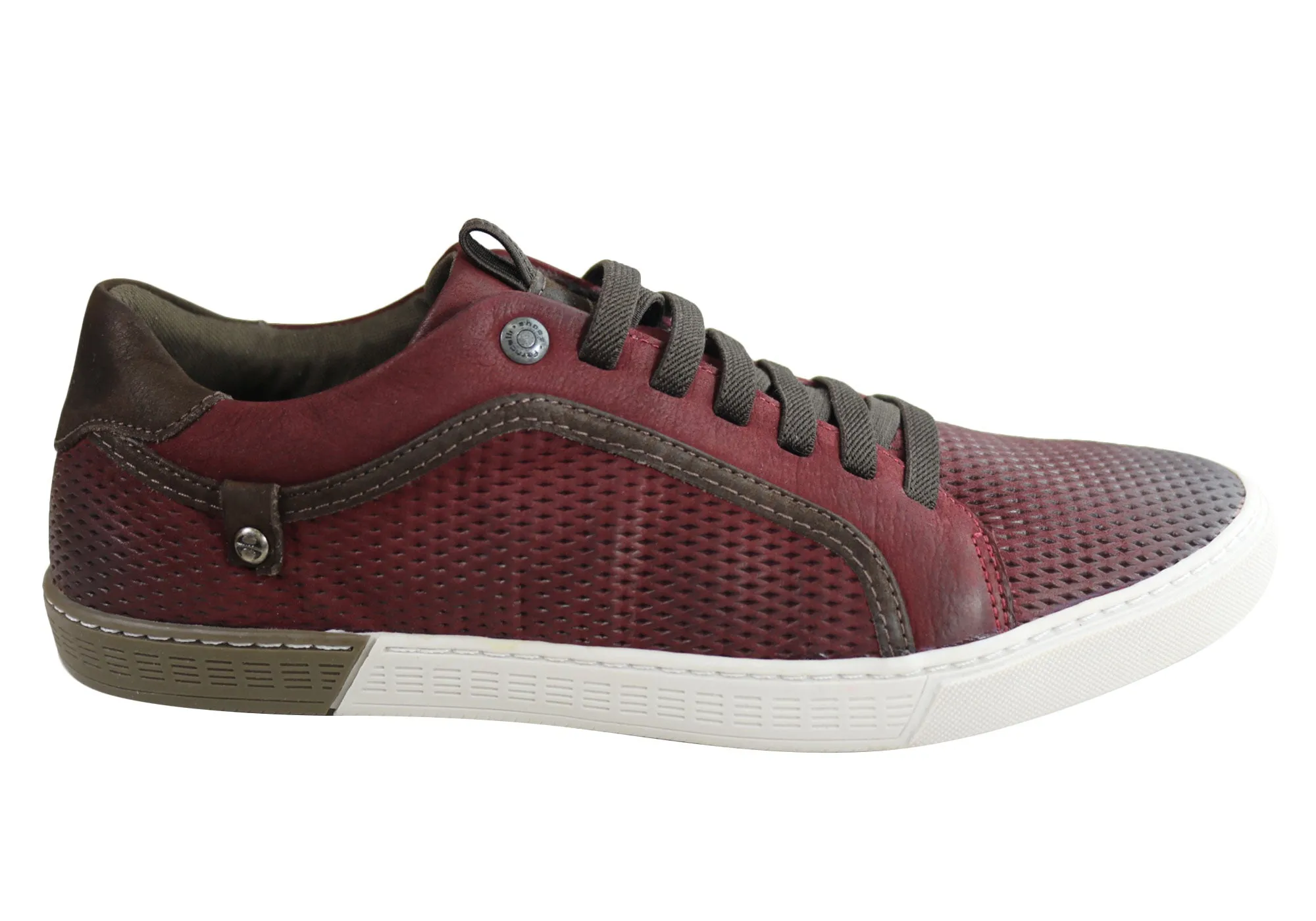 Ferricelli Randy Herren Leder Slip-On Freizeitschuhe Hergestellt in Brasilien Ferricelli Schuhe