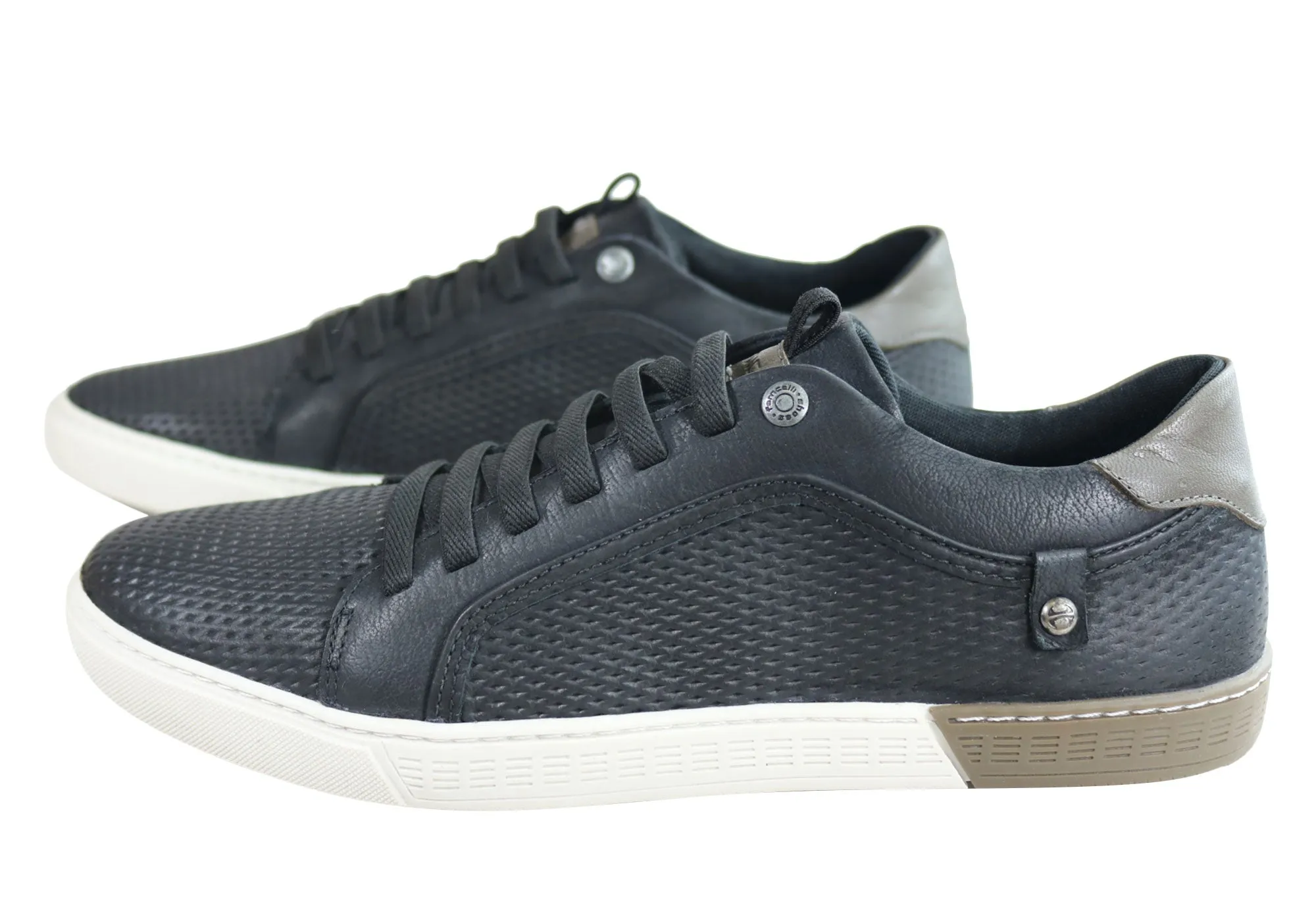 Ferricelli Randy Herren Leder Slip-On Freizeitschuhe Hergestellt in Brasilien Ferricelli Schuhe