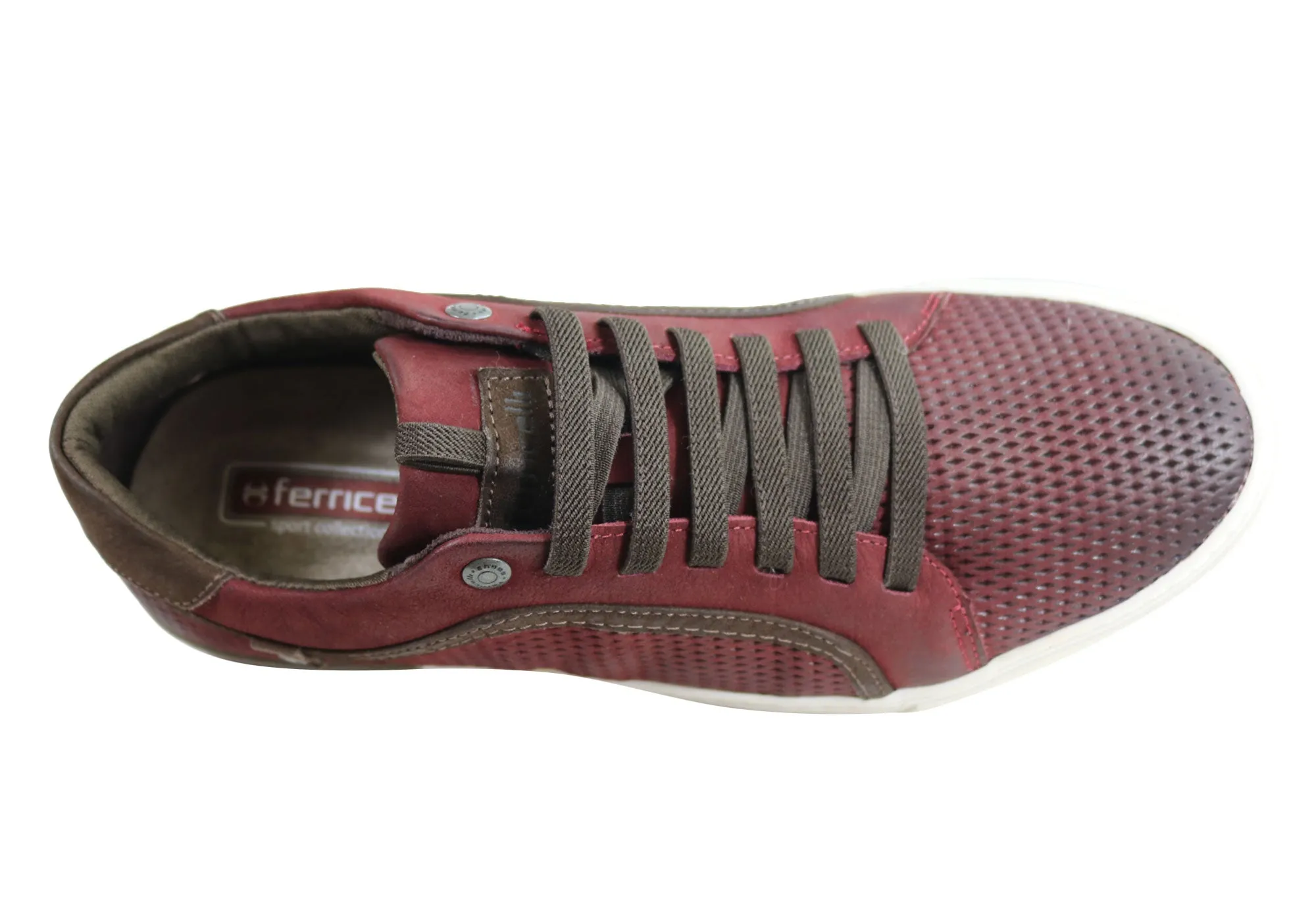 Ferricelli Randy Herren Leder Slip-On Freizeitschuhe Hergestellt in Brasilien Ferricelli Schuhe