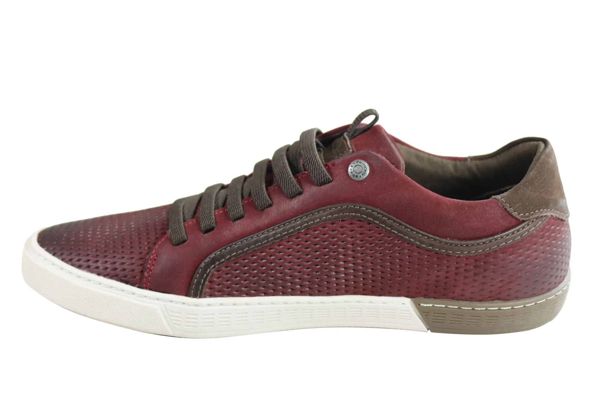 Ferricelli Randy Herren Leder Slip-On Freizeitschuhe Hergestellt in Brasilien Ferricelli Schuhe
