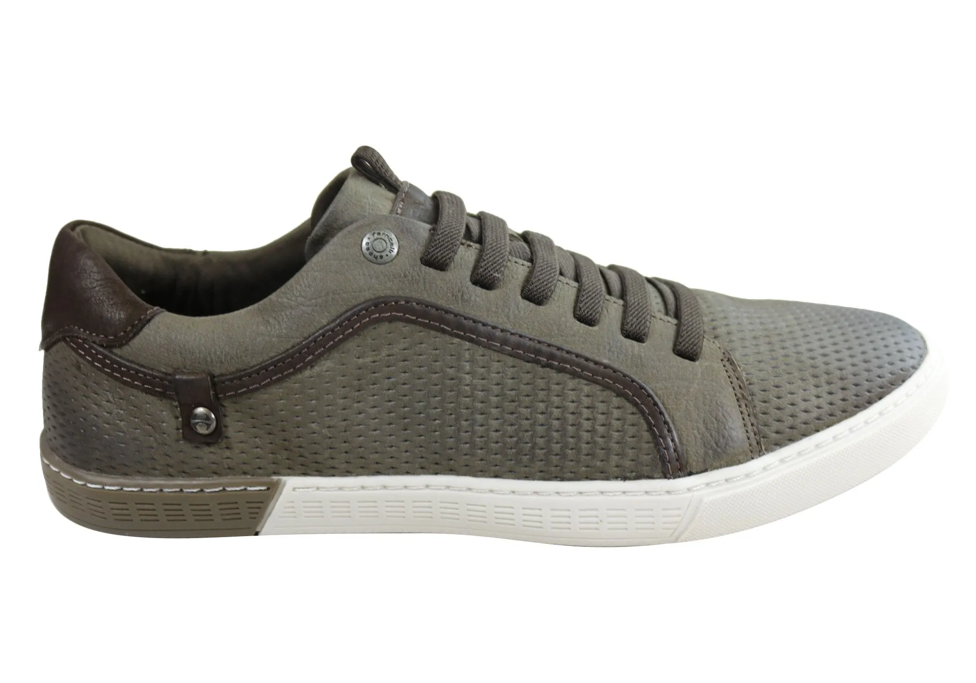 Ferricelli Randy Herren Leder Slip-On Freizeitschuhe Hergestellt in Brasilien Ferricelli Schuhe