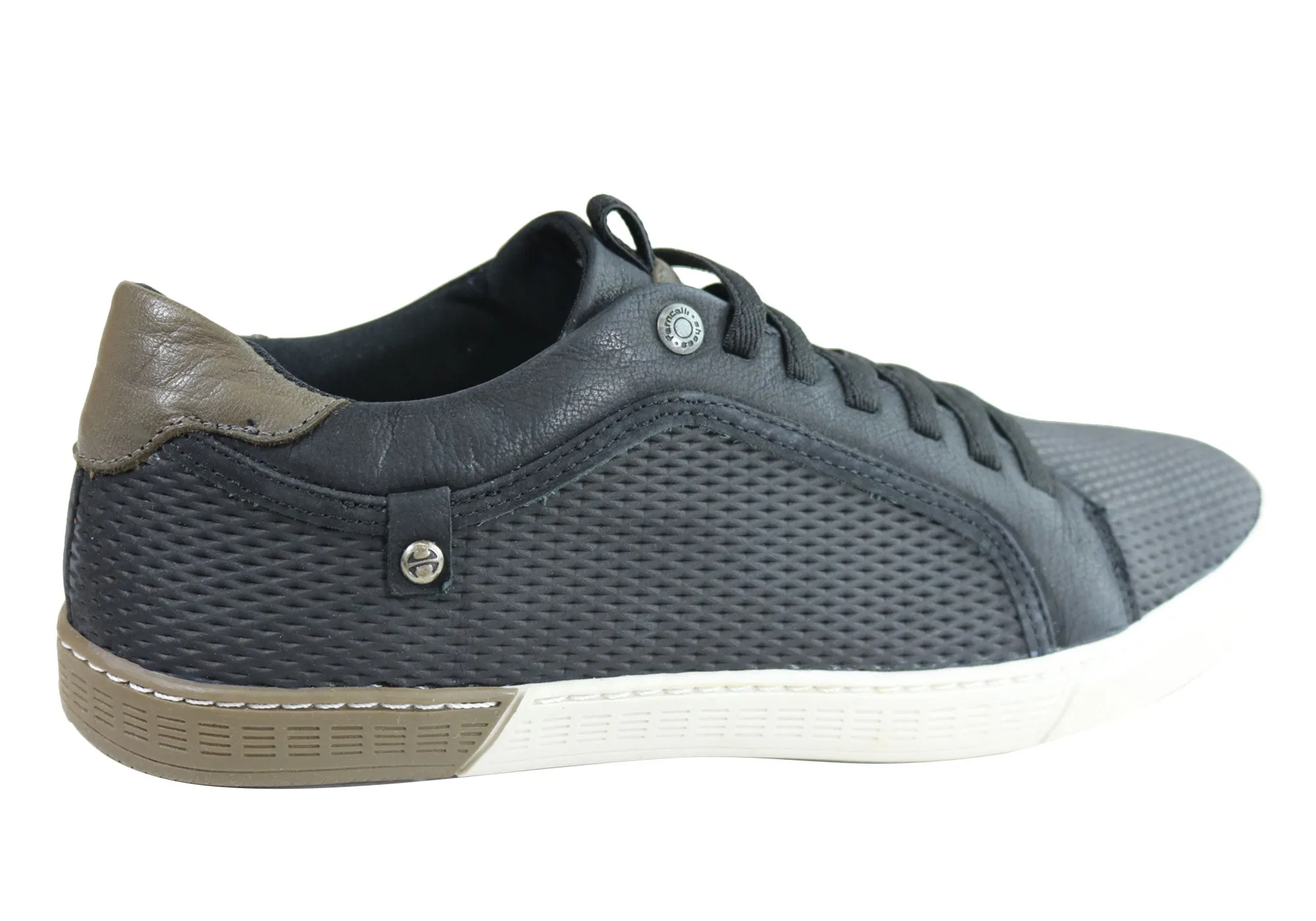 Ferricelli Randy Herren Leder Slip-On Freizeitschuhe Hergestellt in Brasilien Ferricelli Schuhe