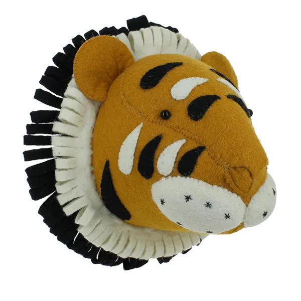 Fiona Walker Animal Head – Doppelkragen Tiger