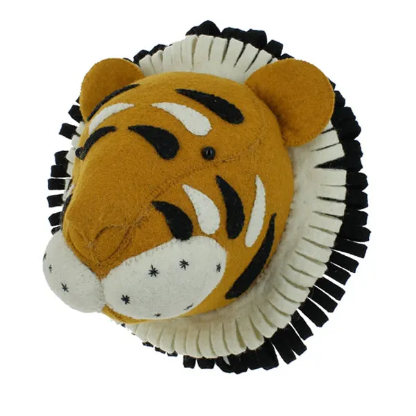 Fiona Walker Animal Head – Doppelkragen Tiger