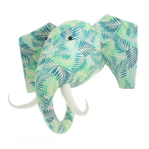 Fiona Walker Tierkopf – Elefant Dschungel-Print