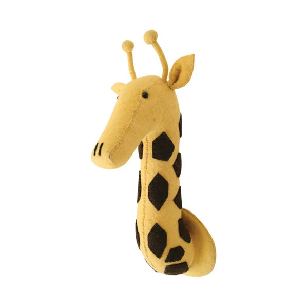 Fiona Walker Tierkopf – Giraffe Gelb