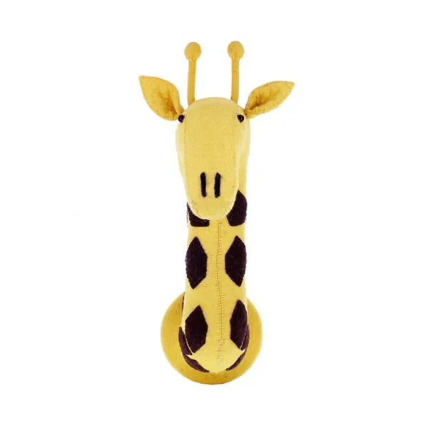 Fiona Walker Tierkopf – Giraffe Gelb