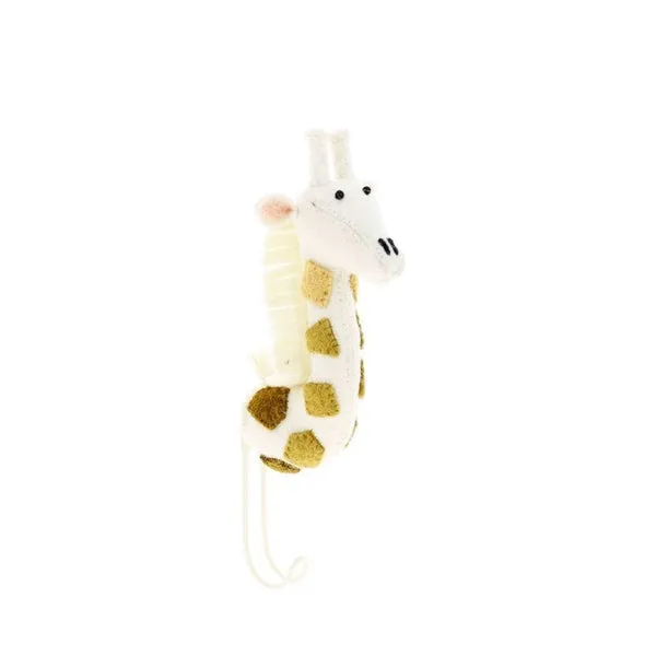 Fiona Walker Tierkopf-Haken – Giraffe Creme