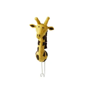 Fiona Walker Tierkopf-Haken – Giraffe Gelb