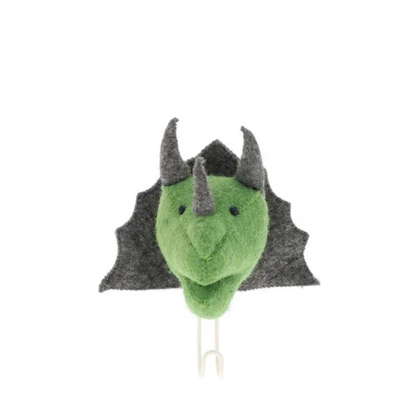 Fiona Walker Animal Head Haken – Triceratops