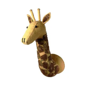 Fiona Walker Tierkopf – Giraffe im Tie-Dye-Patch-Design