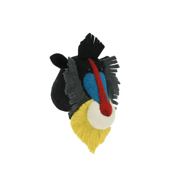 Fiona Walker Mini Tierkopf – Pavian