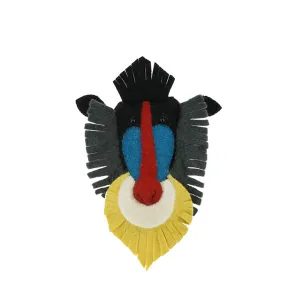 Fiona Walker Mini Tierkopf – Pavian