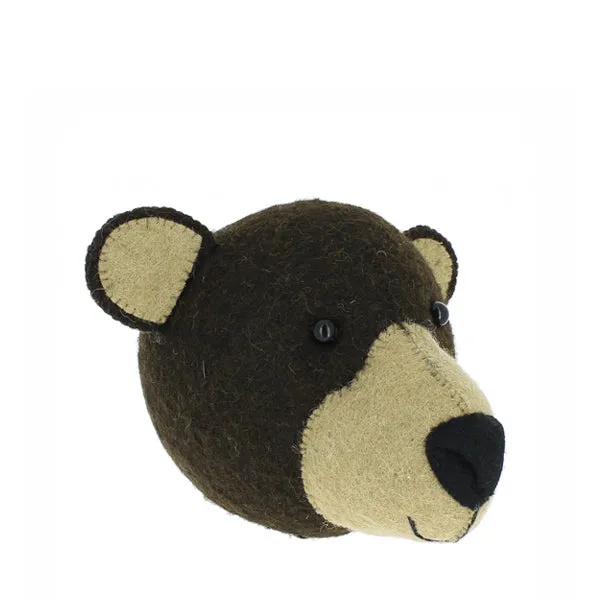 Fiona Walker Mini Tierkopf – Bär
