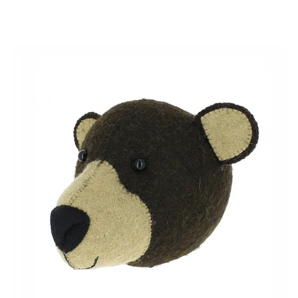 Fiona Walker Mini Tierkopf – Bär