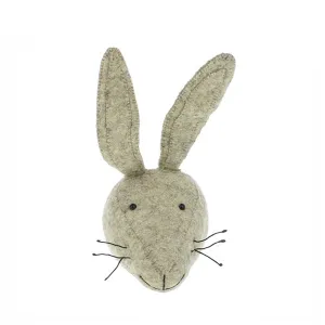 Fiona Walker Mini Tierkopf – Grauer Hase