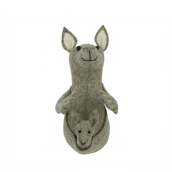 Fiona Walker Mini Tierkopf – Känguru
