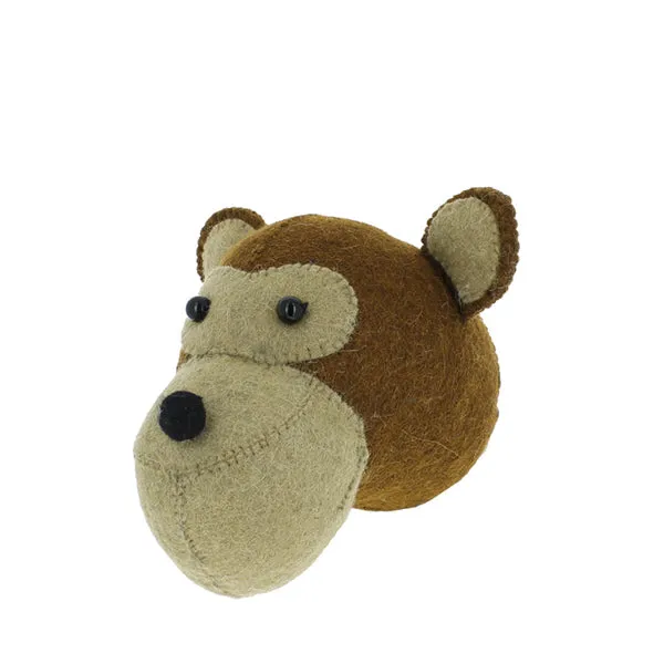 Fiona Walker Mini Tierkopf – Affe