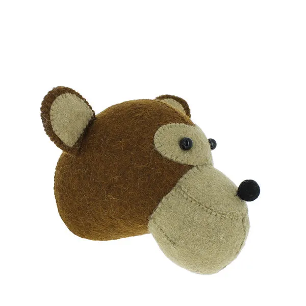 Fiona Walker Mini Tierkopf – Affe