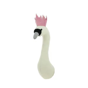 Fiona Walker Mini Tierkopf – Schwan mit Krone