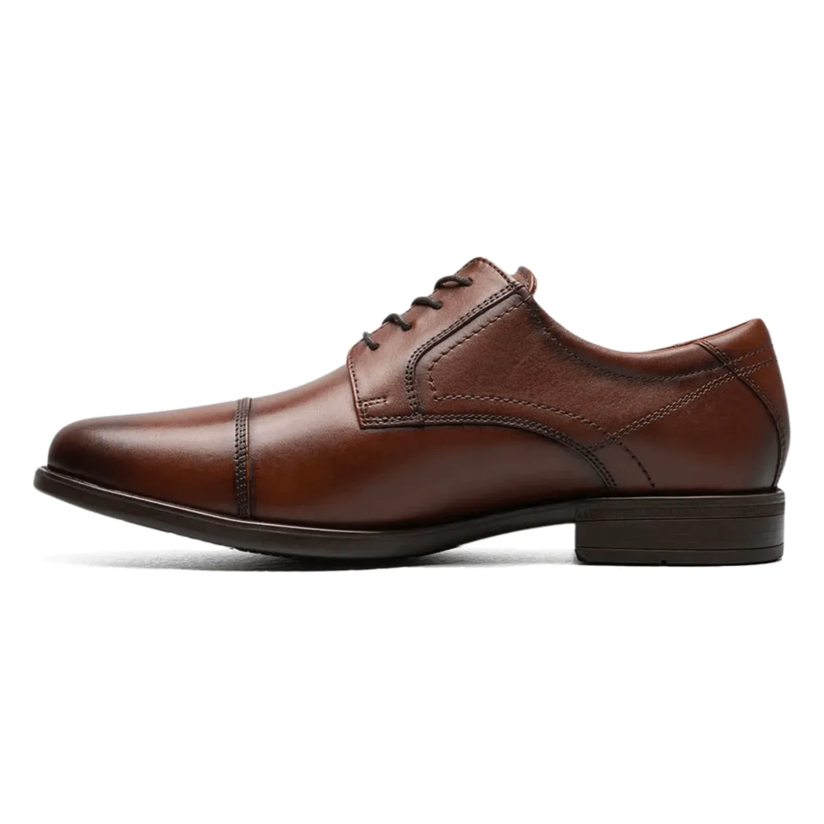 Florsheim Herren Midtown Cap Toe Oxford Cognac Leder