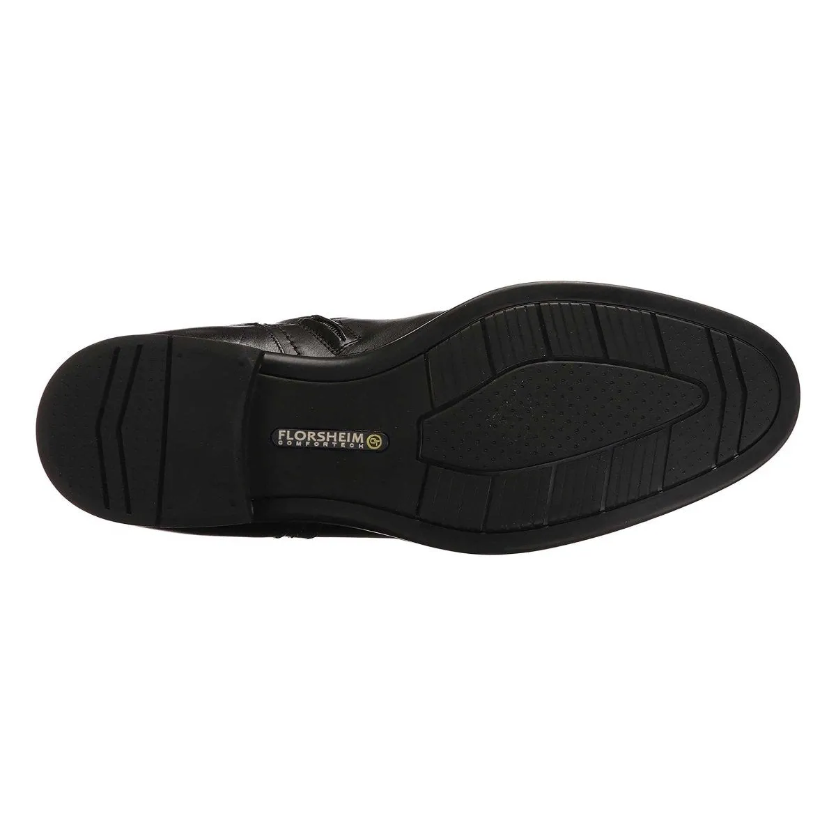Florsheim Herren Midtown Plain Toe Reißverschluss-Stiefel Schwarz