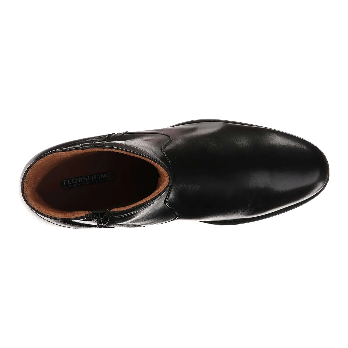 Florsheim Herren Midtown Plain Toe Reißverschluss-Stiefel Schwarz