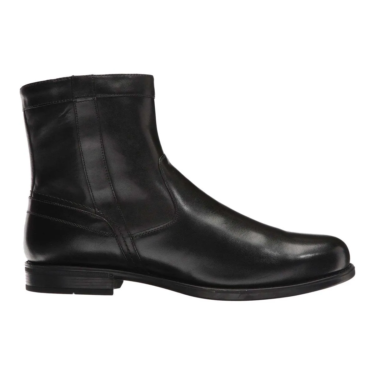 Florsheim Herren Midtown Plain Toe Reißverschluss-Stiefel Schwarz