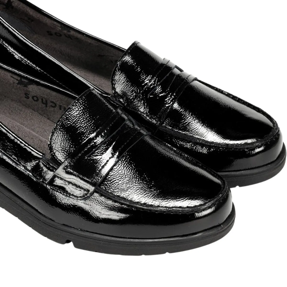 Fluchos Damen Styll F1835 Hochglanz Schwarz