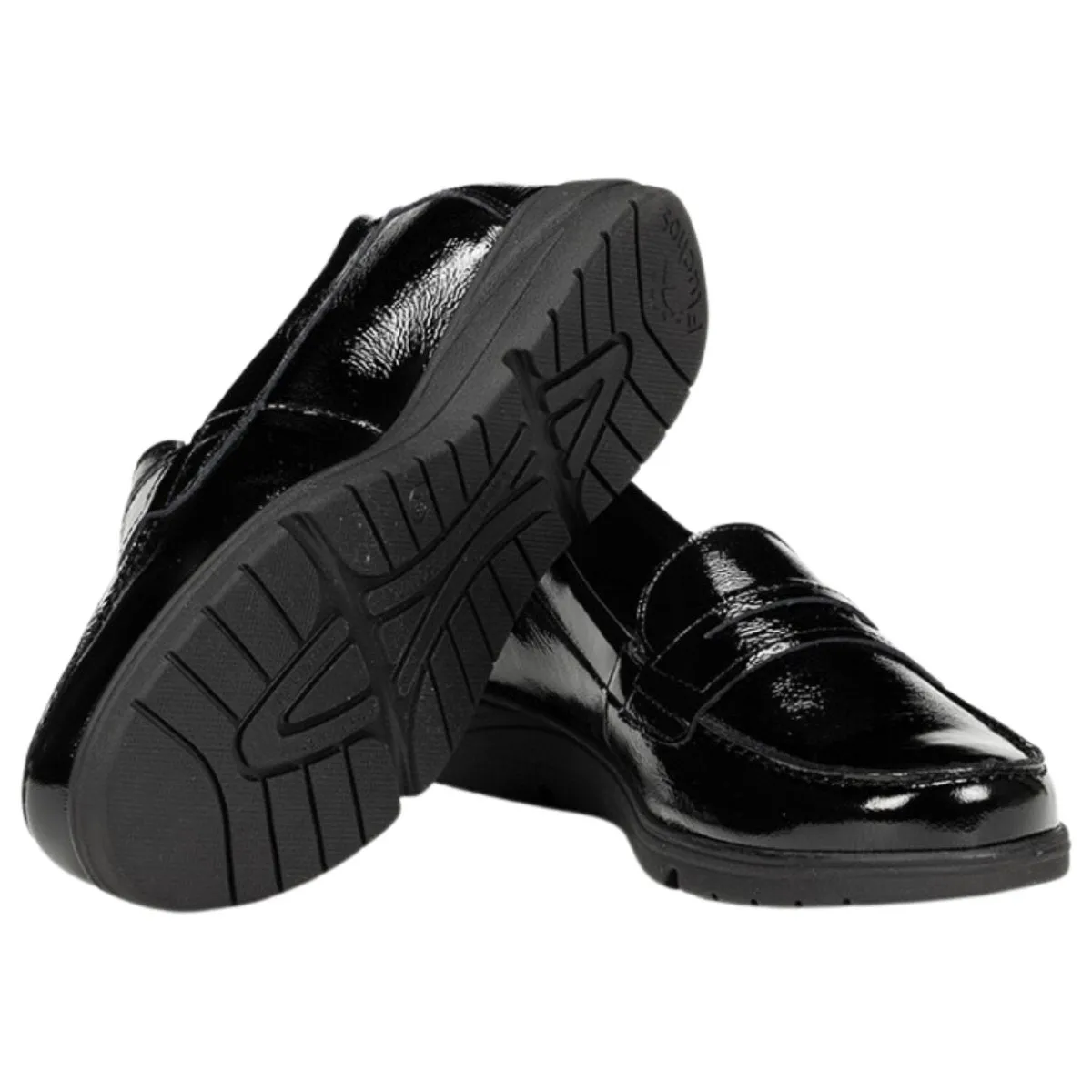 Fluchos Damen Styll F1835 Hochglanz Schwarz