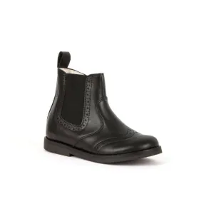 Froddo: Chelys Brogue Stiefel - Schwarzes Leder