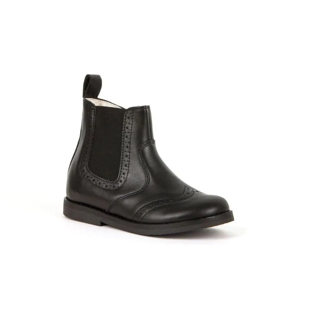 Froddo: Chelys Brogue Stiefel - Schwarzes Leder