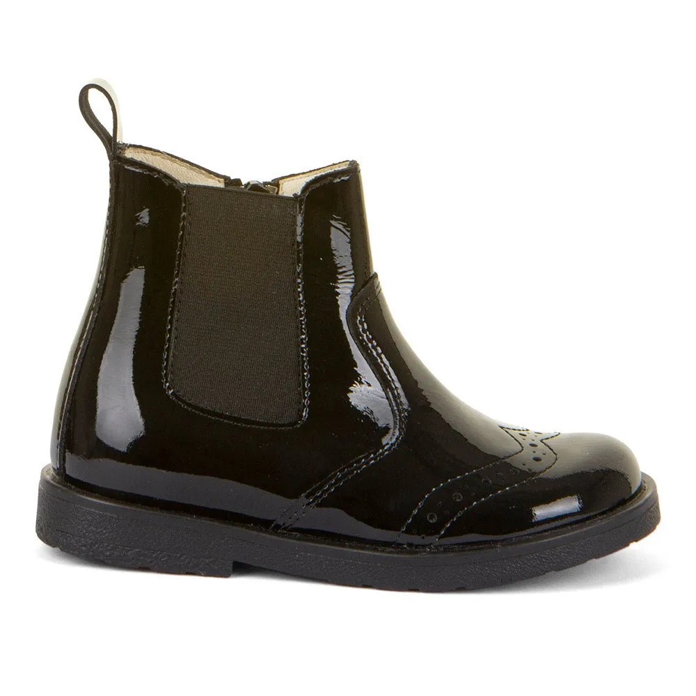 Froddo: Chelys Schulstiefel - Hochglanz Schwarz