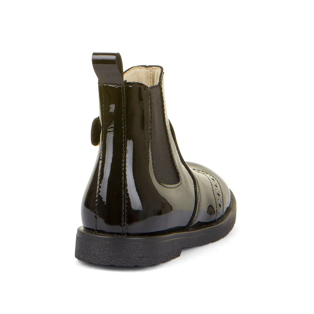 Froddo: Chelys Schulstiefel - Hochglanz Schwarz