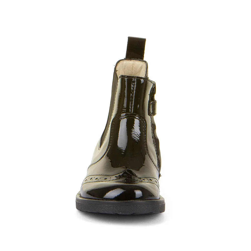 Froddo: Chelys Schulstiefel - Hochglanz Schwarz