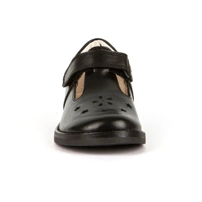 Froddo: Evia T-Schuhe - Schwarzes Leder