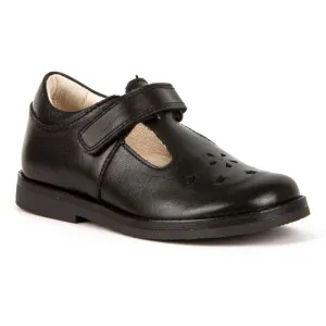 Froddo: Evia T-Schuhe - Schwarzes Leder