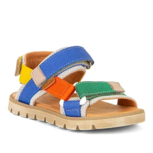 Froddo: KE Flash Klettverschluss Sandalen für Kinder, verstellbar - Beige Leder