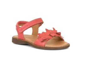 Froddo: Lore Flowers Girls Sommersandalen - Korallenleder