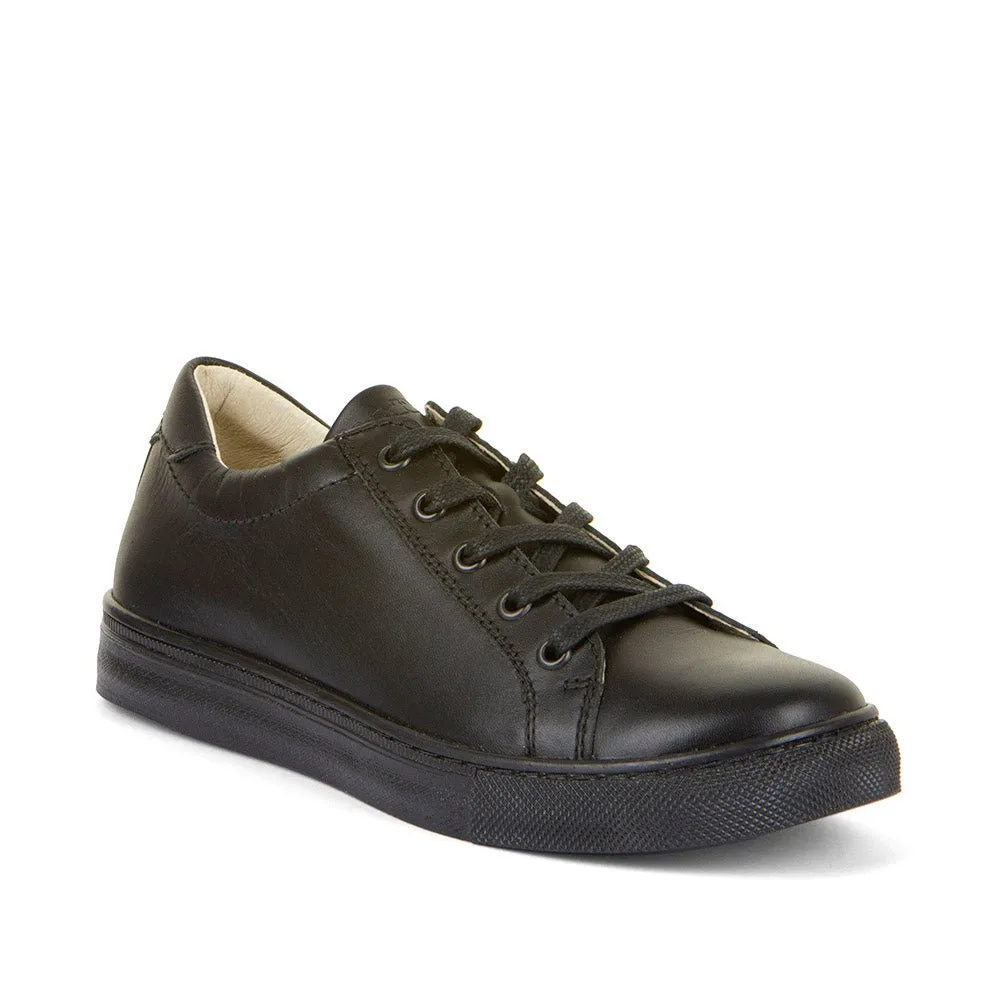 Froddo: Morgan Spitzenschuhe für die Schule - Schwarzes Leder