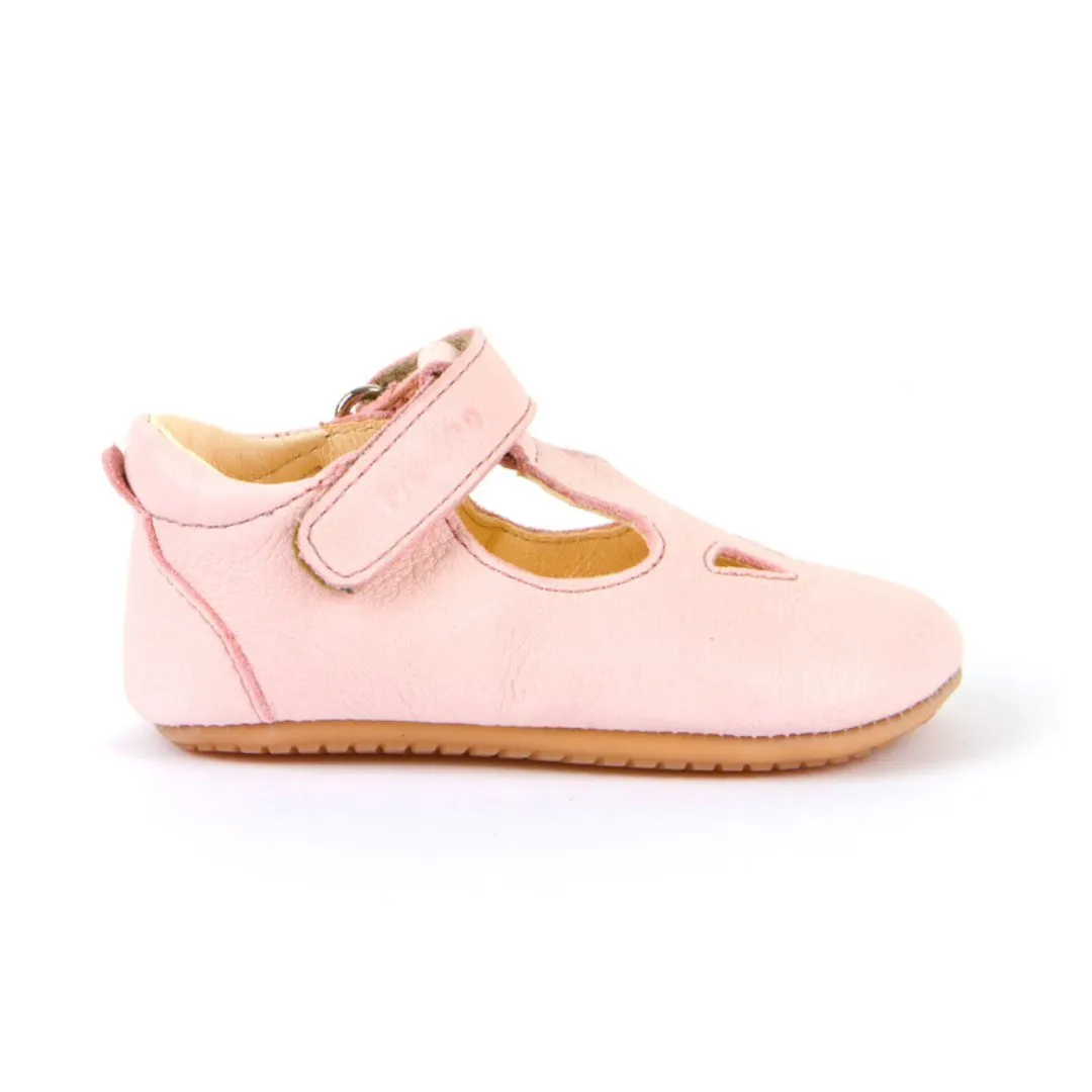 Froddo: Lauflernschuhe mit T-Bar - Rosa