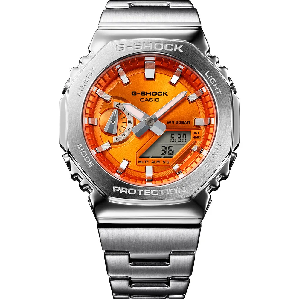 G-Shock Herrenuhren G-Shock GM2110D-4A G-Steel Metallgehäuse 'CasiOak'
