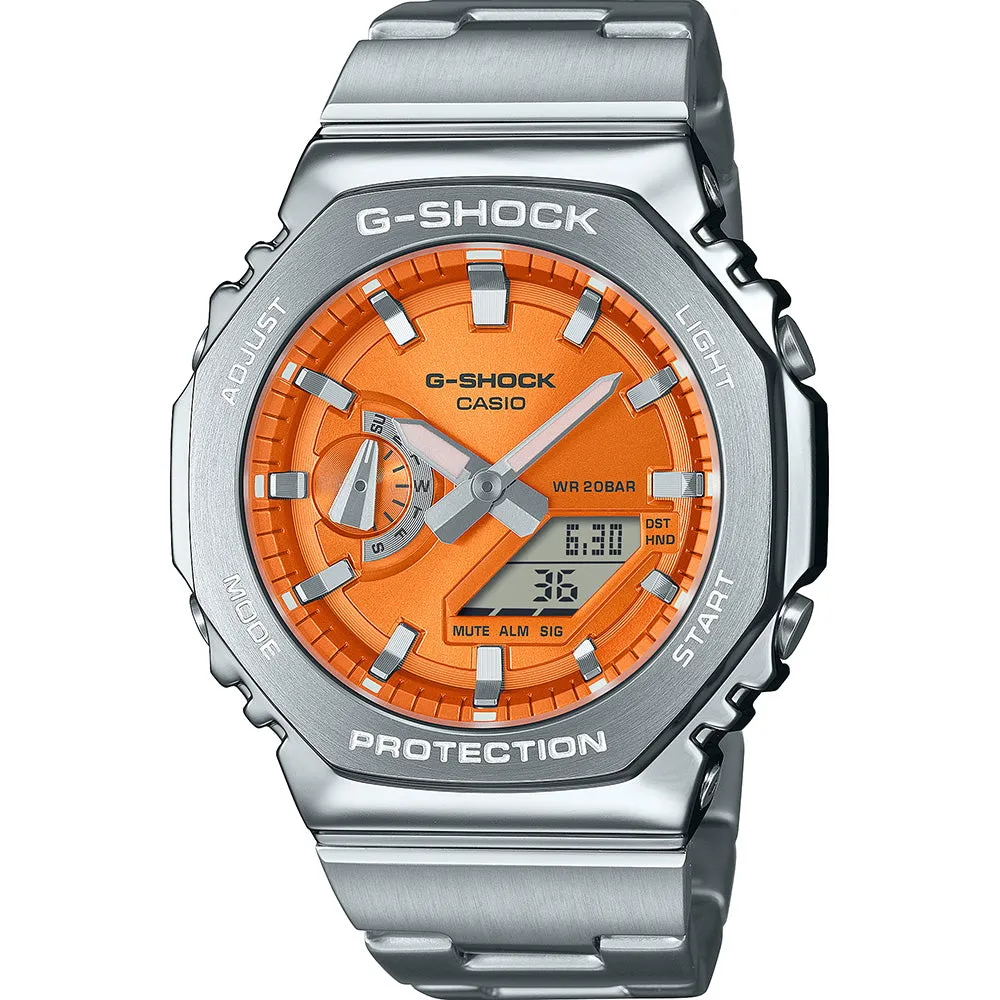 G-Shock Herrenuhren G-Shock GM2110D-4A G-Steel Metallgehäuse 'CasiOak'